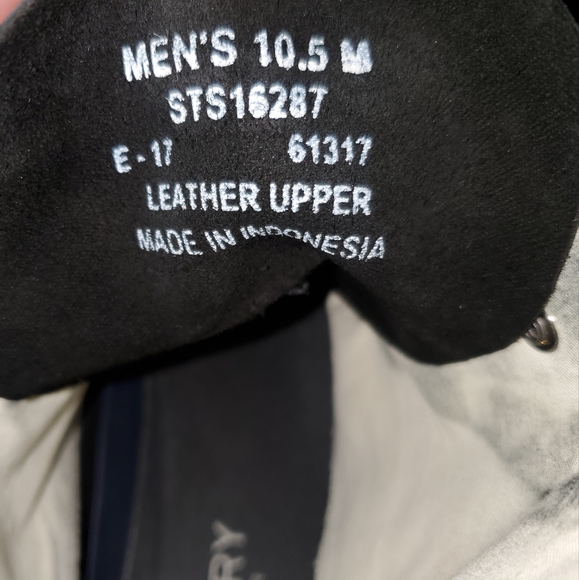 Sperry Top-Sider Black Leather Moc-Toe Combat Ankle Boots Men's Size 10.5M - Picture 11 of 11